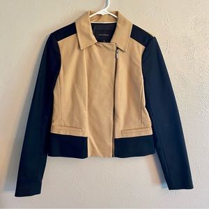 Banana Republic Mojave Contrast Moto Jacket Size 10